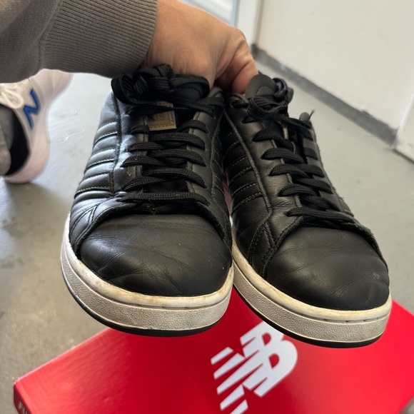 Black adidas mens Grand Court Sneaker - Picture 5 of 12